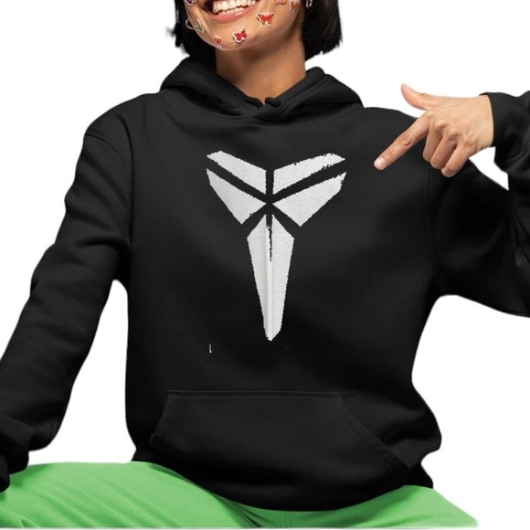 Vintage Kobe Mamba Halo Hoodie Black Large Pre-Owned Dark Goth Gorpcore Aca… - Picture 4 of 7